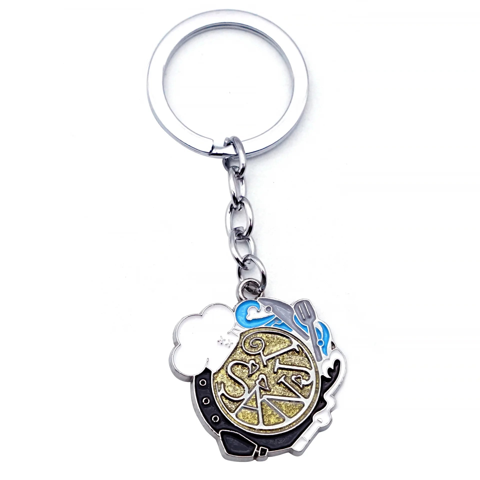 One Piece Chef Sanji Enamel Keychain