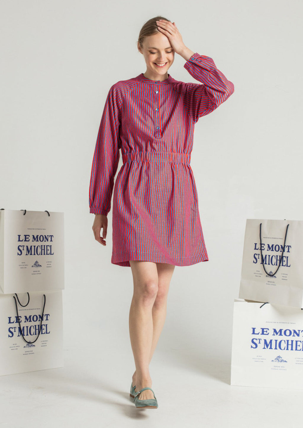 Romance Cotton Shirt Dress