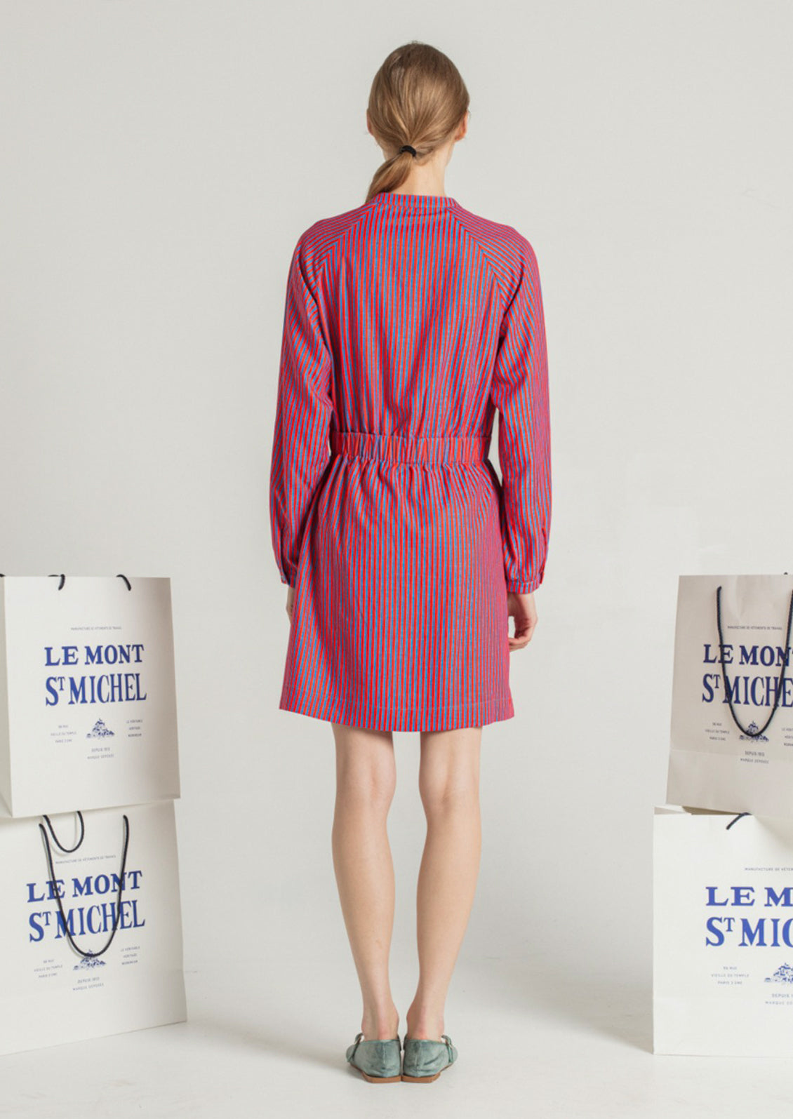 Romance Cotton Shirt Dress