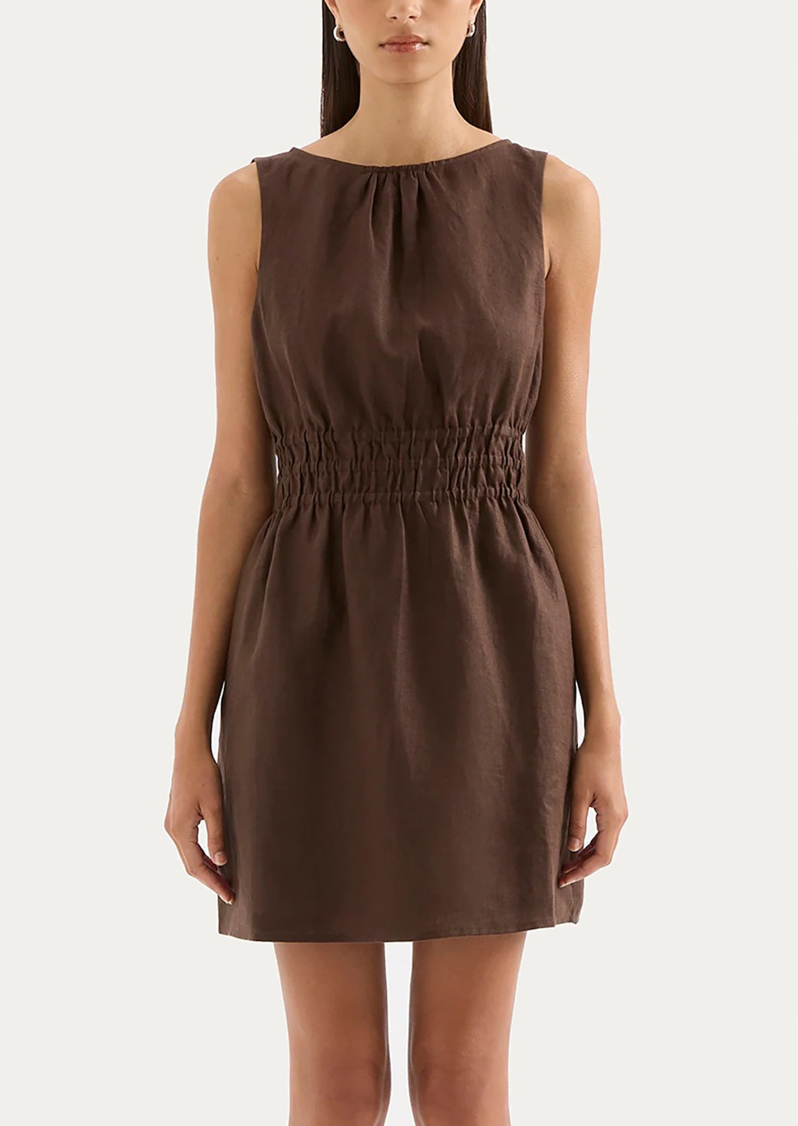 Andri Linen Mini Dress