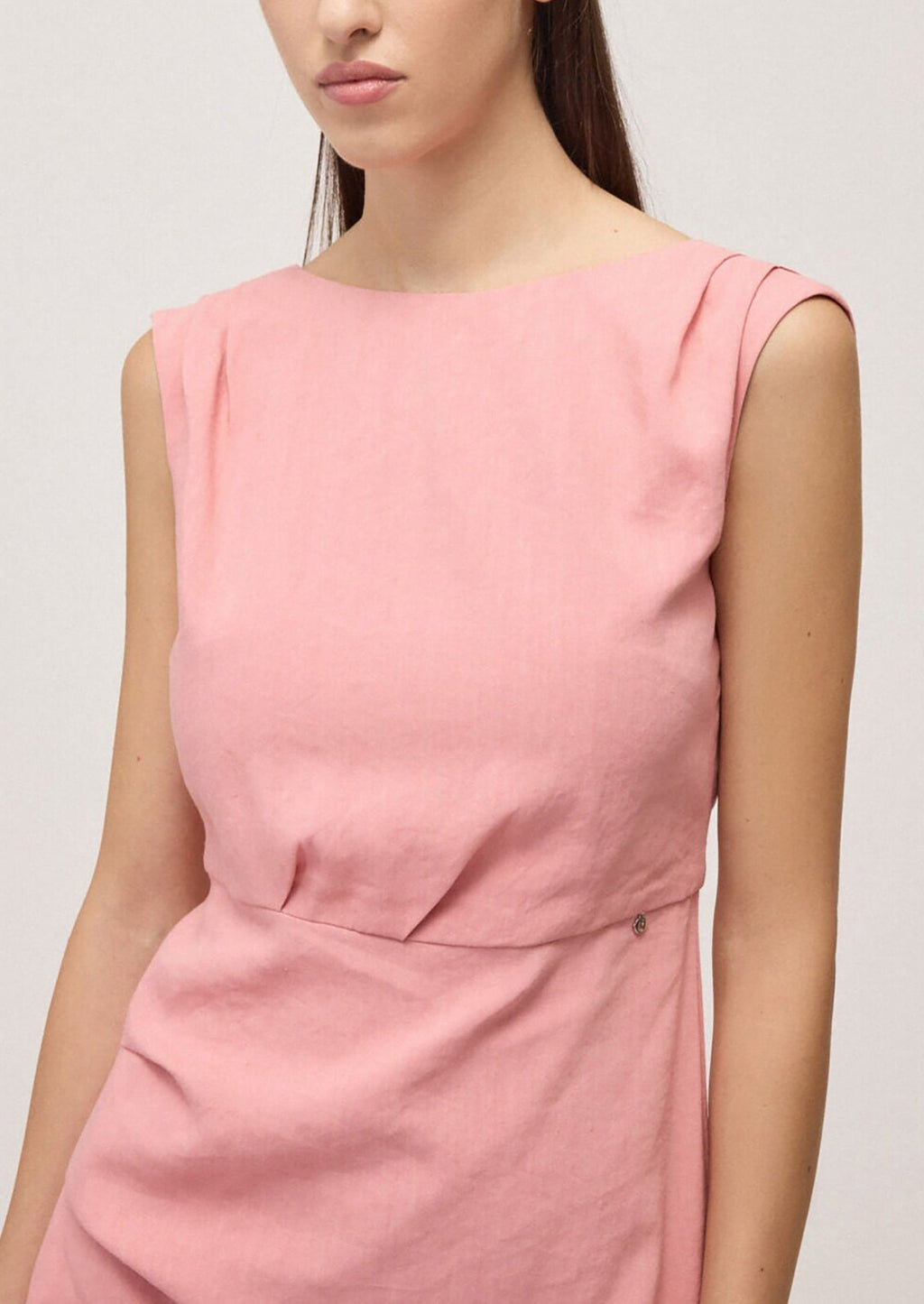 Luigina Pleated Mini Dress