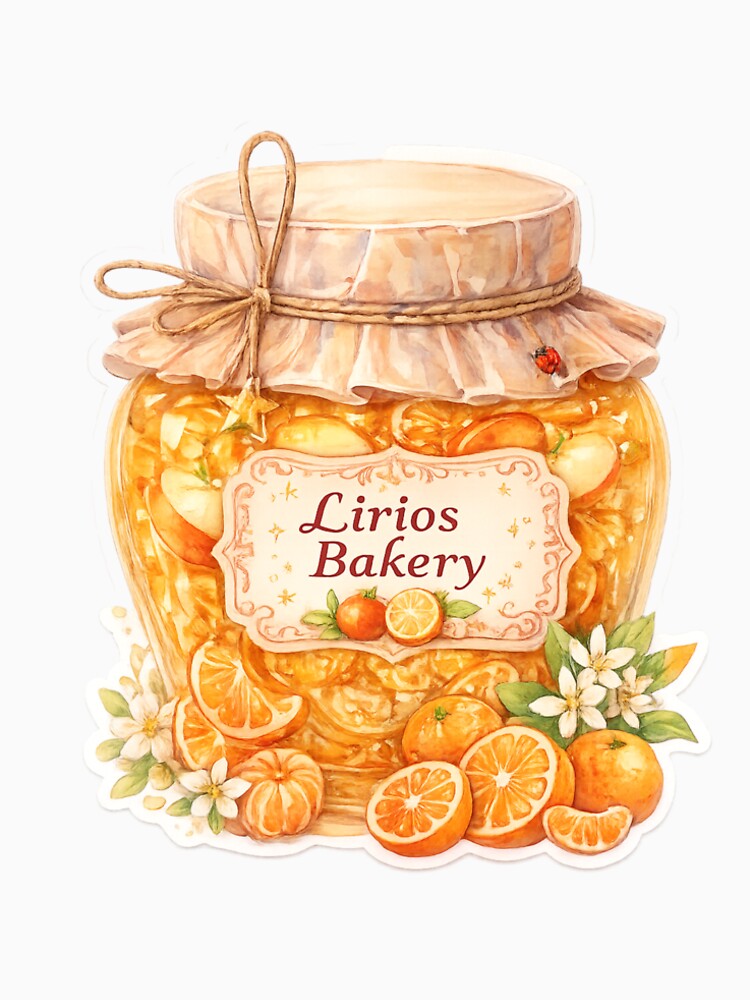 Orange marmalade from Lírios Bakery by LiriosLand Unisex T-shirt, Sweatshirt, Hoodie, Long Sleeve Tee