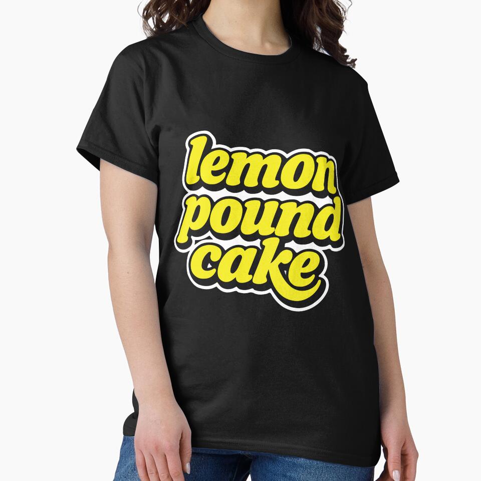 Lemon Pound Cake Dessert Lover Cute Bakery Aesthetic Sweet Treat Design by kiralynstration